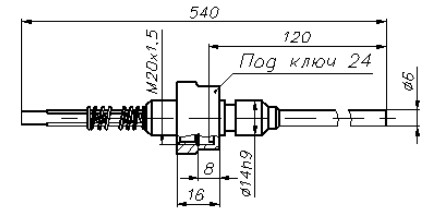 рис. 3 – Габаритные размеры (исп. 3)